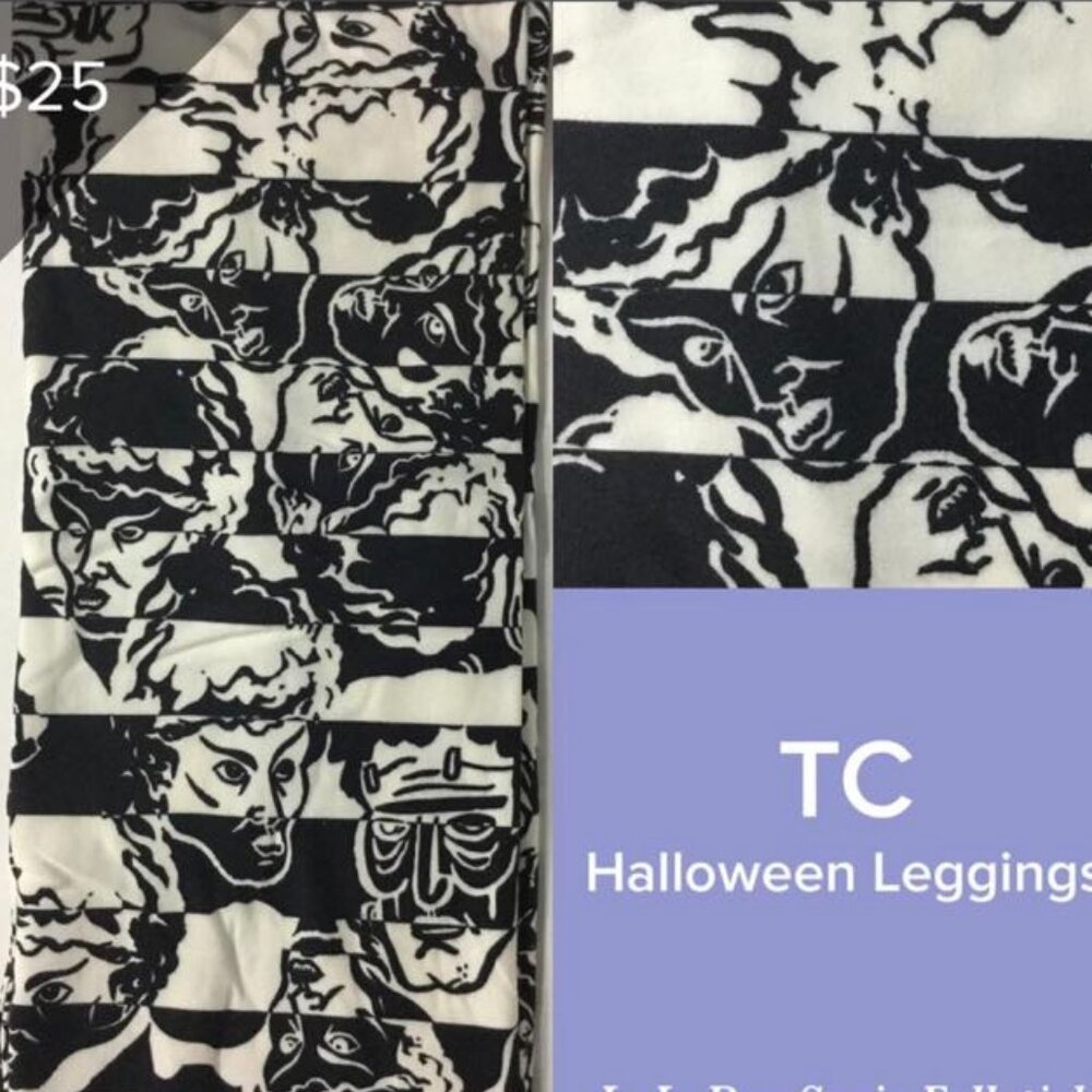 LuLaRoe Halloween leggings TC (sz 12-18) $18 New